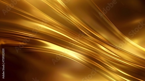 Luxurious Gold Abstract Background with Dynamic Movement
