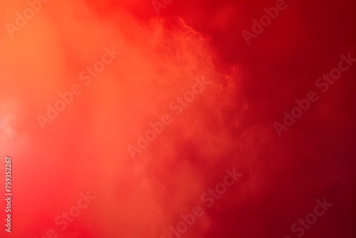 Vibrant Red Smoke-Filled Atmosphere red background