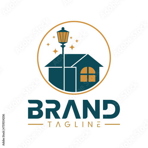 memorable and unique logo design of real estate housing services