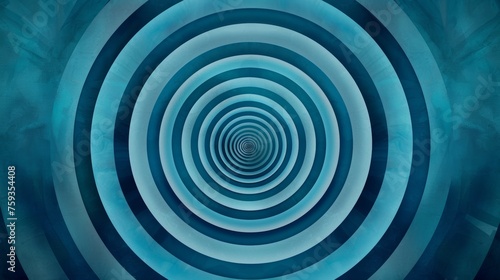 Blue and Black Circular Design Background