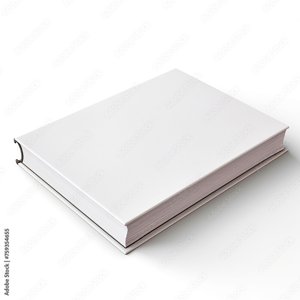 blank book isolated on white background blank book isolated on white background