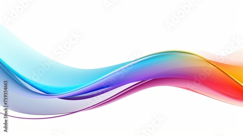 abstract colorful waves background © Faisal