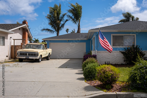 Truck Car Parked in California photo