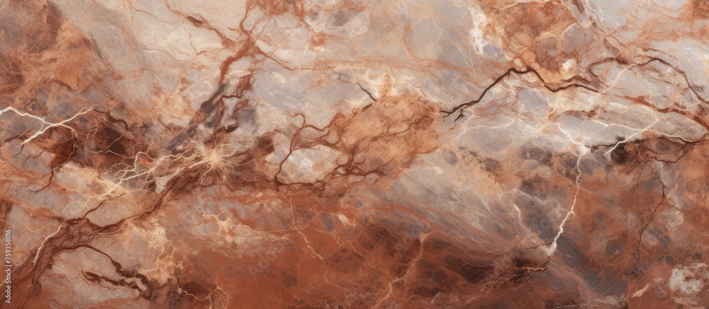 Brown Marble with distressed finish, Suitable for digital ceramics, Granite Marble Pattern