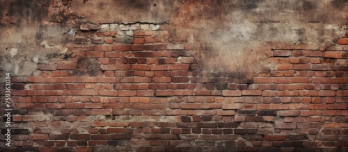Brick wall texture backdrop.