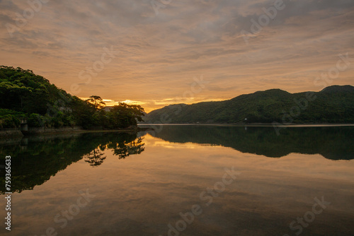 日の出風景