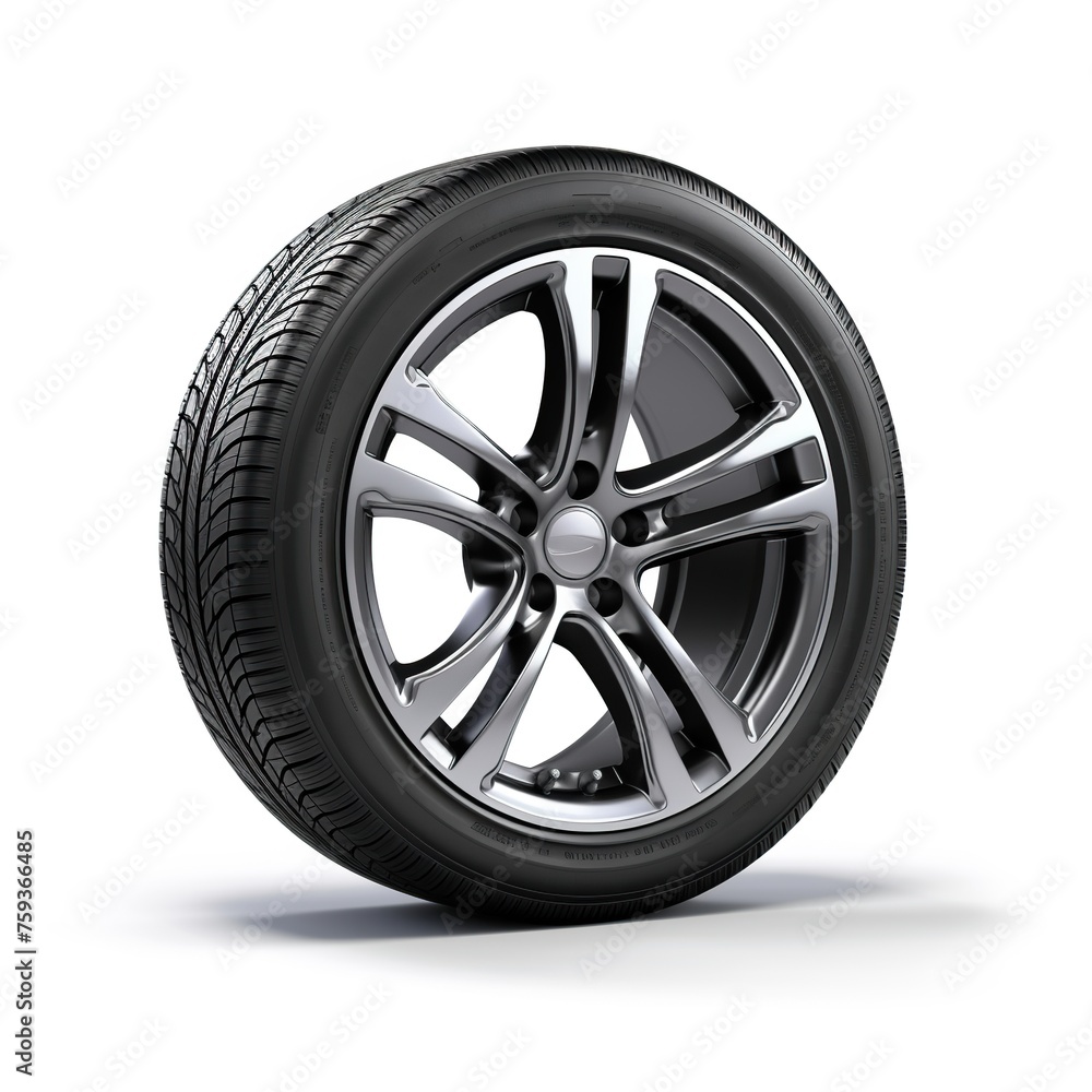 car wheel isolated on white background car wheel isolated on white background