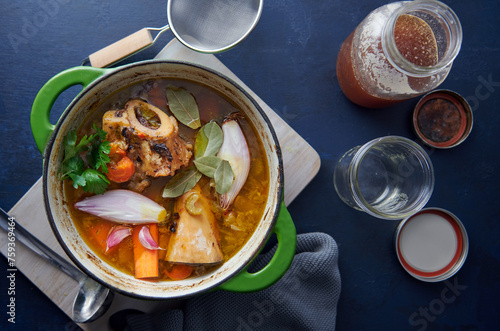 Beef bone broth