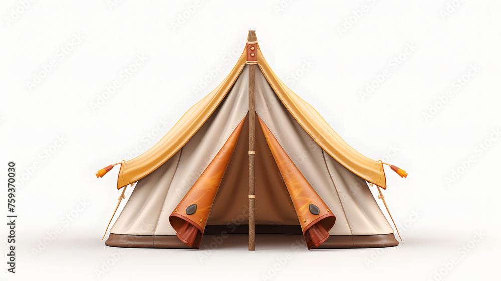 Tent Icon camp 3d Tent Icon camp 3d