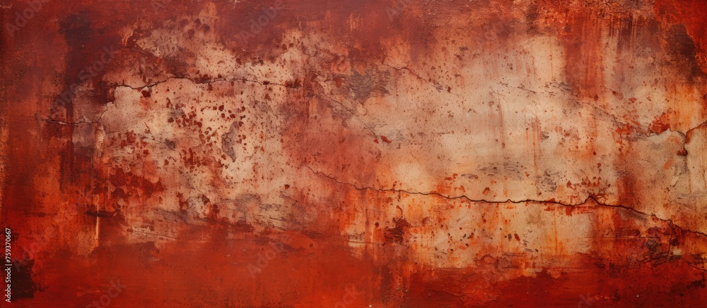 Red Rust Background Texture