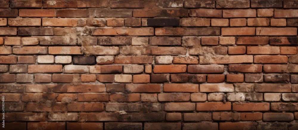 Brick wall backgrounds, interior texture.