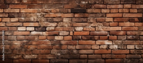 Brick wall backgrounds  interior texture.