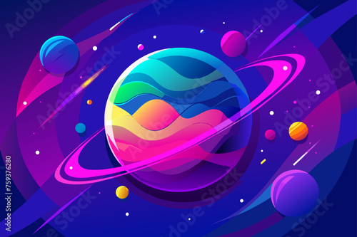 gradient galaxy background is