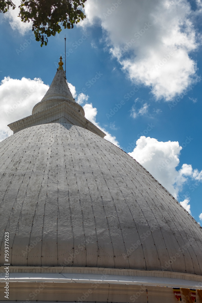 Kelaniya Stupa at Kelaniya Temple in Sri Lanka