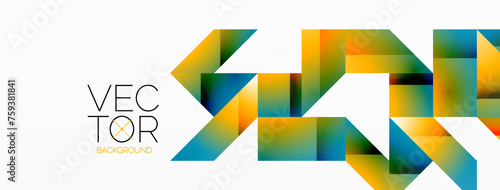 Minimalist elegance - lines, squares, triangles converge on white. Geometry essence showcased in serene harmony. Harmonizing essential shapes on a pristine backdrop