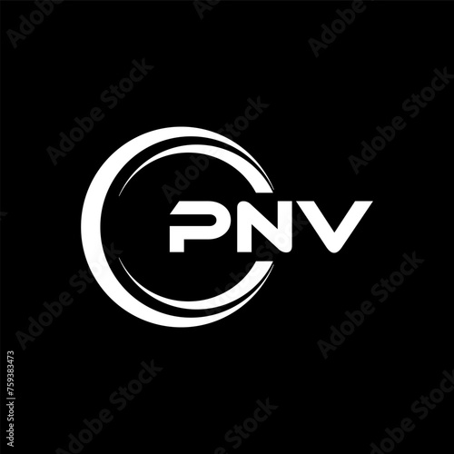 PNV Letter Logo Design, Inspiration for a Unique Identity. Modern Elegance and Creative Design. Watermark Your Success with the Striking this Logo. photo