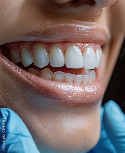 Dental check up at the clinic