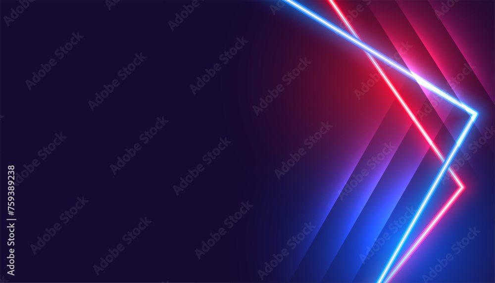 Naklejka premium abstract glowing vibrant lines background with text space