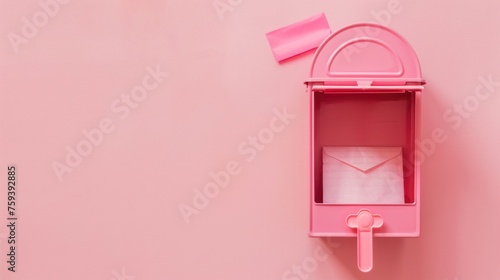 Pink mailbox fast delivery letters