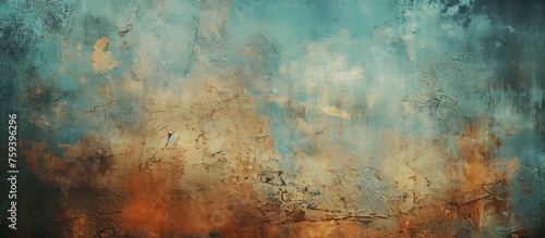 Distressed background image rasterized