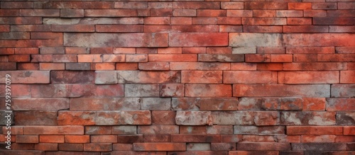 Texture of red bricks