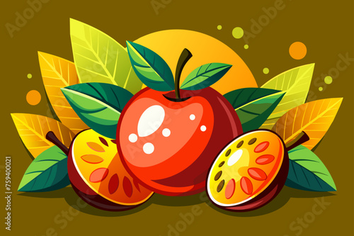 This exotic and vibrant background showcases the unique shape and deep orange color of tamarillo fruits.