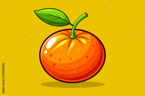 Fresh and juicy tangerine fruits on a scenic natural background.