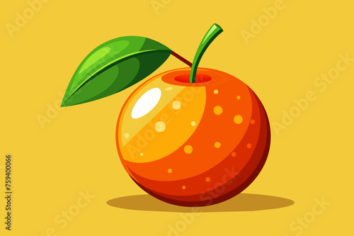 Fresh and juicy tangerine fruits on a scenic natural background.