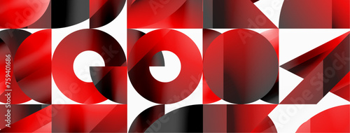 Geometric minimalism with triangles and circles. Blend of basic shapes creating serene, visually pleasing compositions. Wallpaper, banner, background, landing page, wall art, invitation, prints