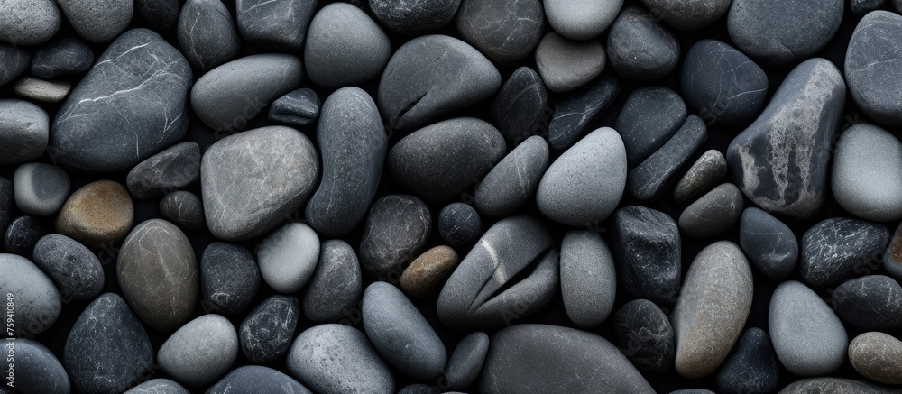 Texture of rocks arranged in a natural grey pattern. Texture of rocks arranged in a natural grey pattern.