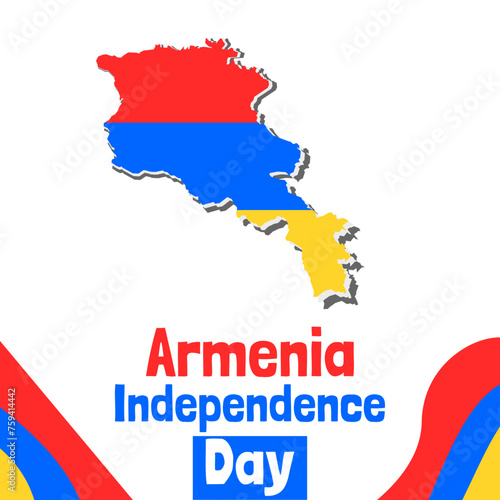 Armenia Independence day event vector