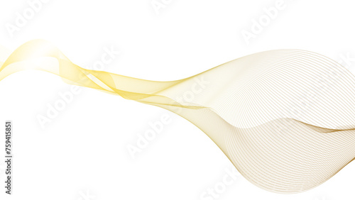 Abstract wave element for design. Digital frequency track equalizer. Stylized line art background.   Creative line art. shiny waves with lines created using Blend Tool.