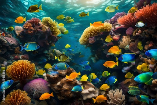 tropical coral reef © Imran