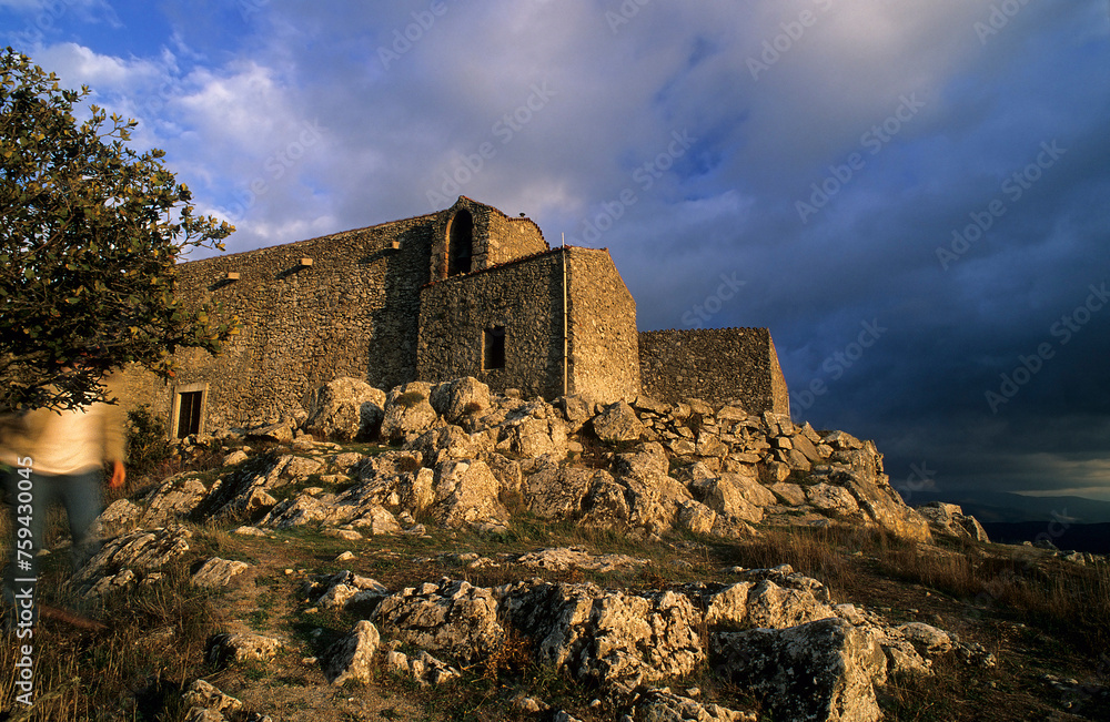Sanctuary of Our Lady of Gonare. Orani, Sarule (Nuoro) Sardinia. Italy