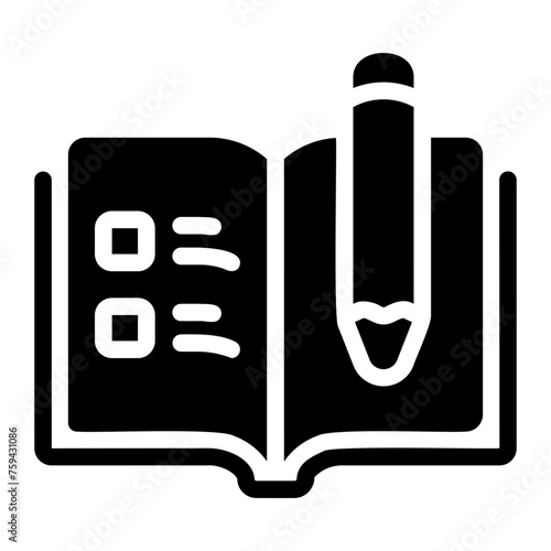homework Solid icon