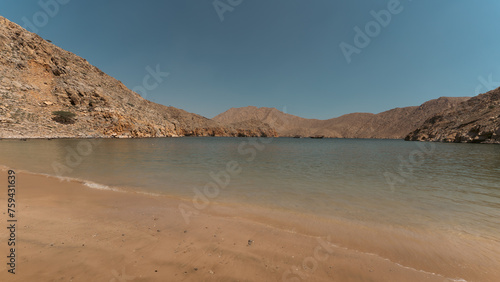 Sea and Mountains in Oman
