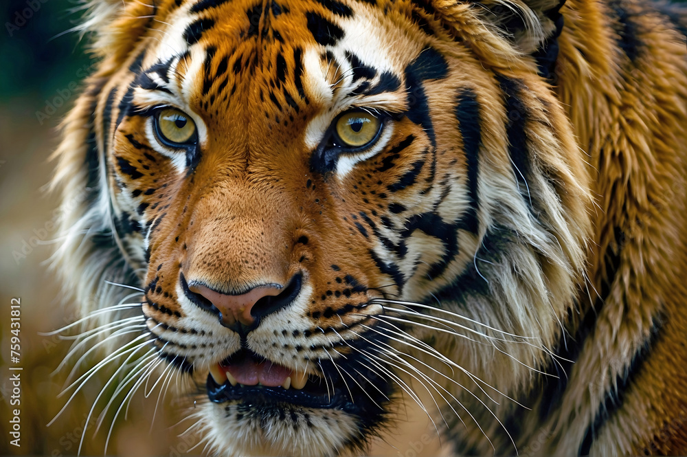 Fototapeta premium Close Up of a Majestic Bengal Tiger