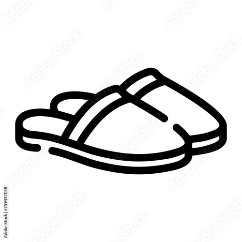 slipper Line Icon