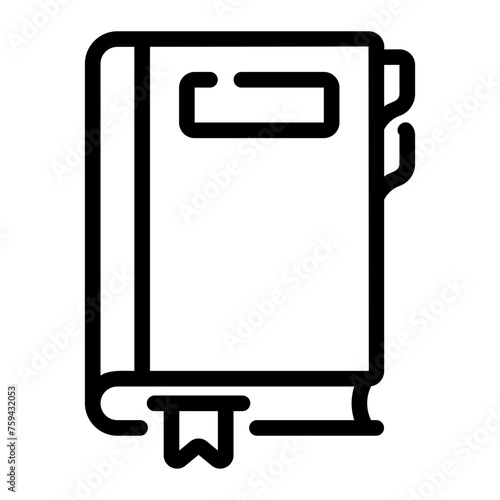 agenda Line Icon