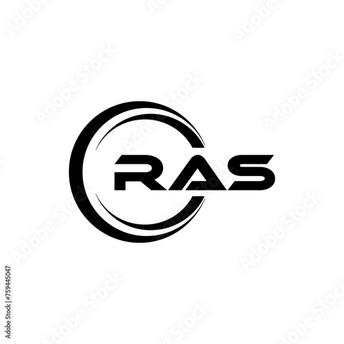 RAS Logo Design, Inspiration for a Unique Identity. Modern Elegance and Creative Design. Watermark Your Success with the Striking this Logo.