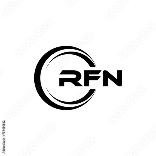 RFN Logo Design, Inspiration for a Unique Identity. Modern Elegance and Creative Design. Watermark Your Success with the Striking this Logo.