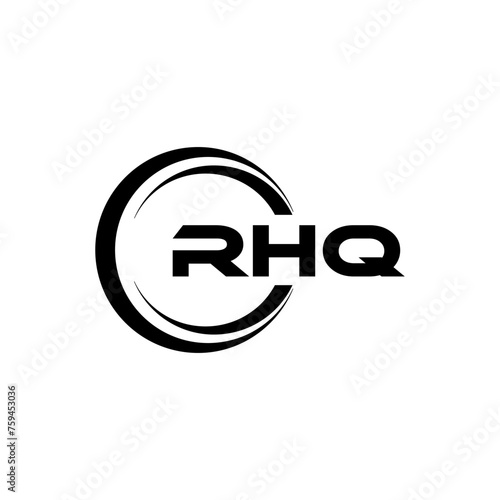 RHQ Logo Design, Inspiration for a Unique Identity. Modern Elegance and Creative Design. Watermark Your Success with the Striking this Logo.