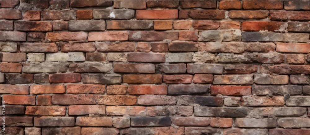 Background Texture of a Brick Wall