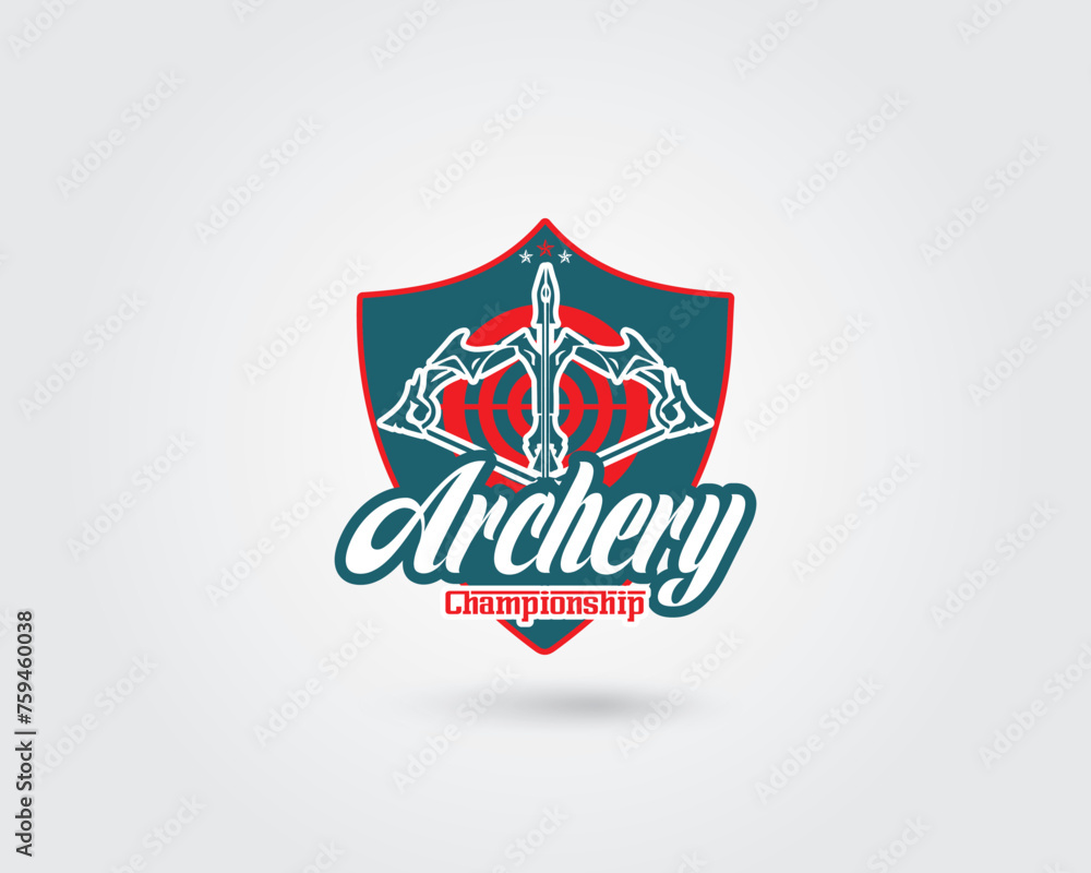 Modern Creative Unique Archery Vector Logo Design Template Modern Creative Unique Archery Vector Logo Design Template