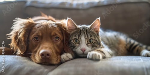 dog and cat friends © kimly