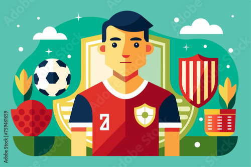 A vibrant soccer field with lush green grass and crisp white goalposts.