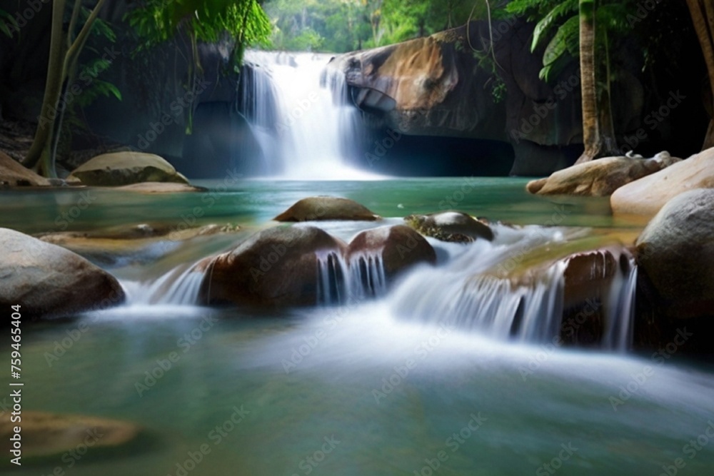 Obraz premium water fall