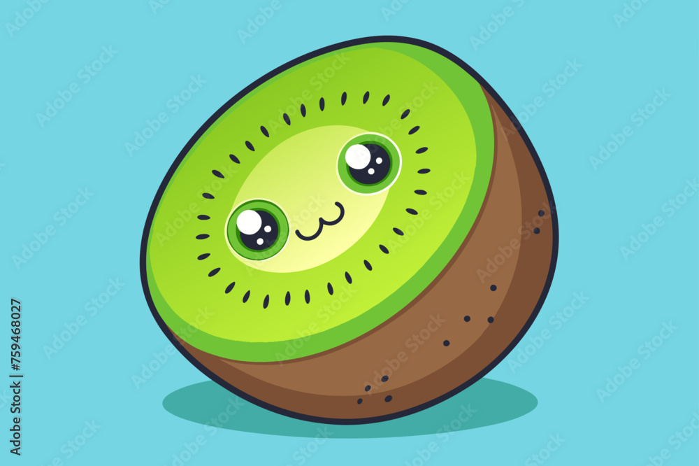 Fototapeta premium kiwi fruit background is