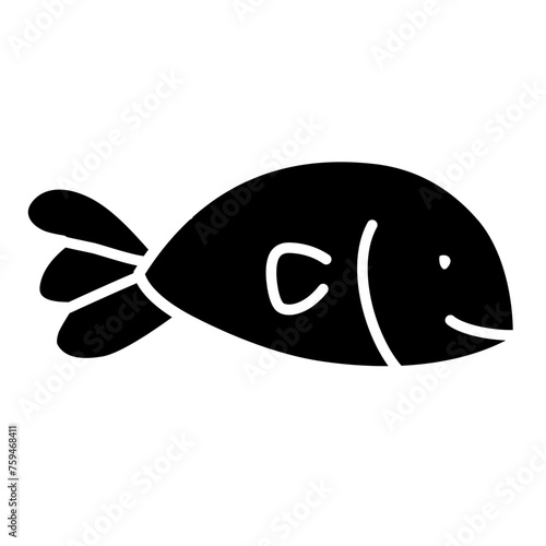 aquatic animal silhouette icon