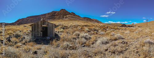 Panorama of Candelaria ghost town in Nevada  © Cam